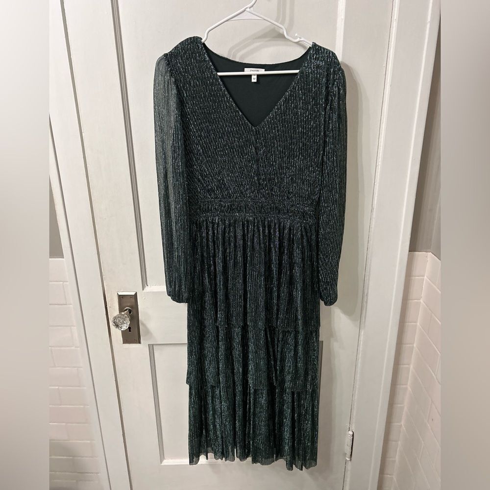 Elegant teal never worn Long Sleeve Dress